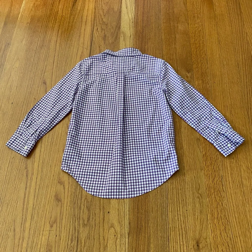 Ralph Lauren Boys Gingham Long Sleeve Shirt